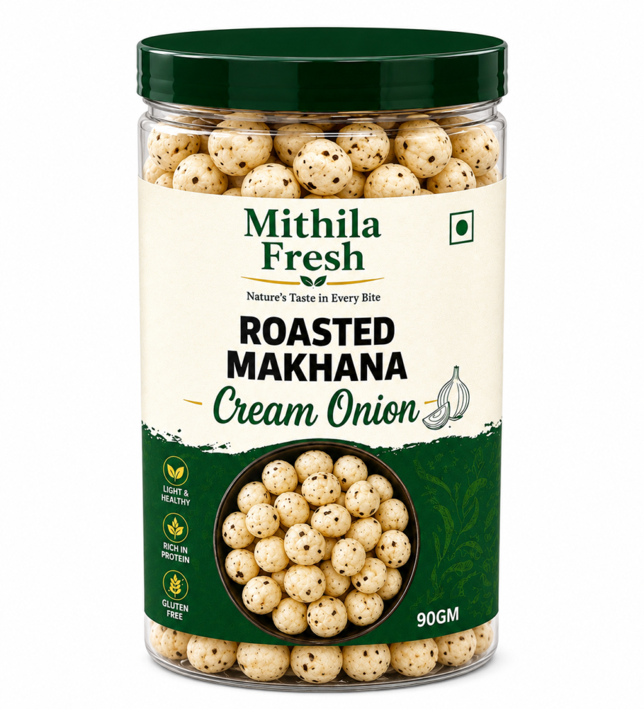 Mithila Fresh Makhana Snacks – roasted fox nut snack in assorted flavors